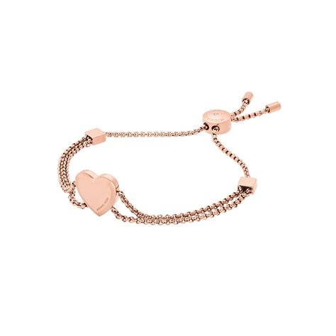 michael kors heart slider bracelet|michael kors belt bangle bracelet.